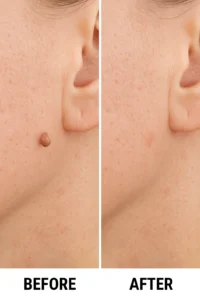 Skin tags removal Houghton Regis before and after